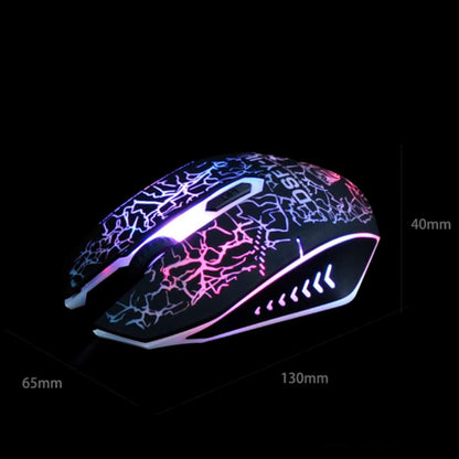 Gaming tastatur & mus med backlight LED