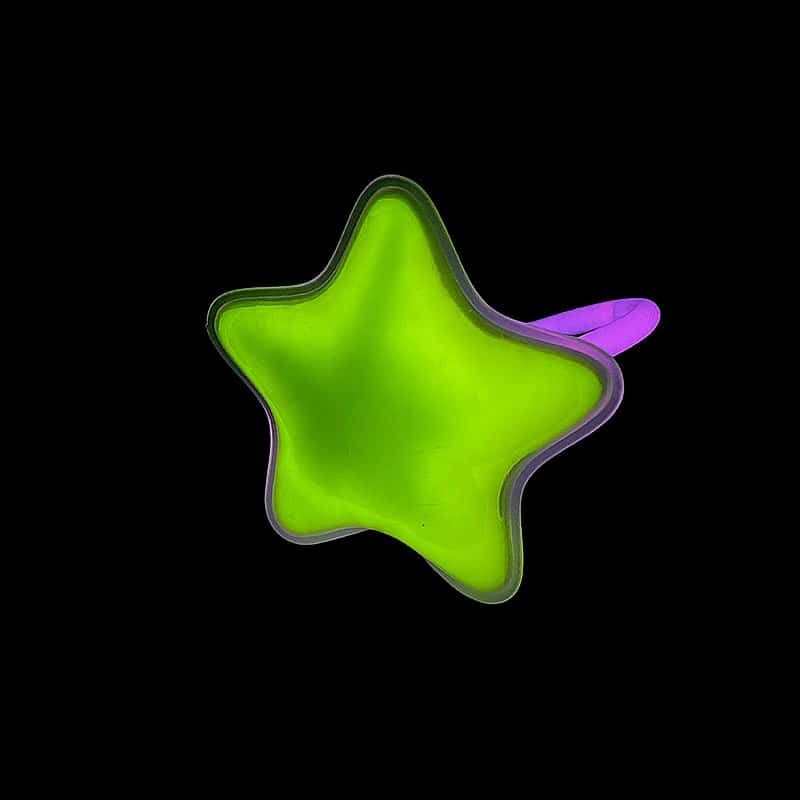 Armbånd m/Stjerne Selvlysende glow stick