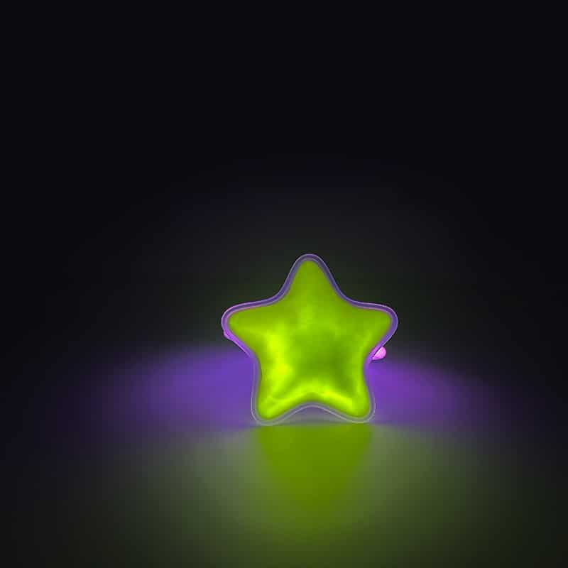 Armbånd m/Stjerne Selvlysende glow stick