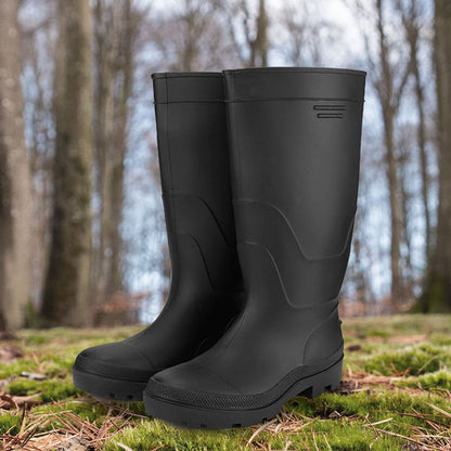 Sort gummistøvle til Herrer