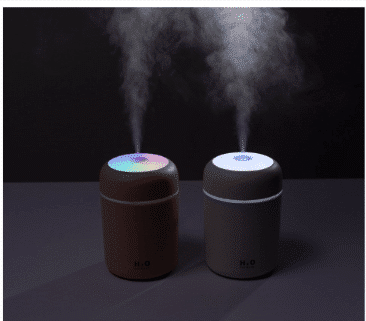 H2O Luftfugter / Humidifier m. LED Lys (Fås i flere farver)