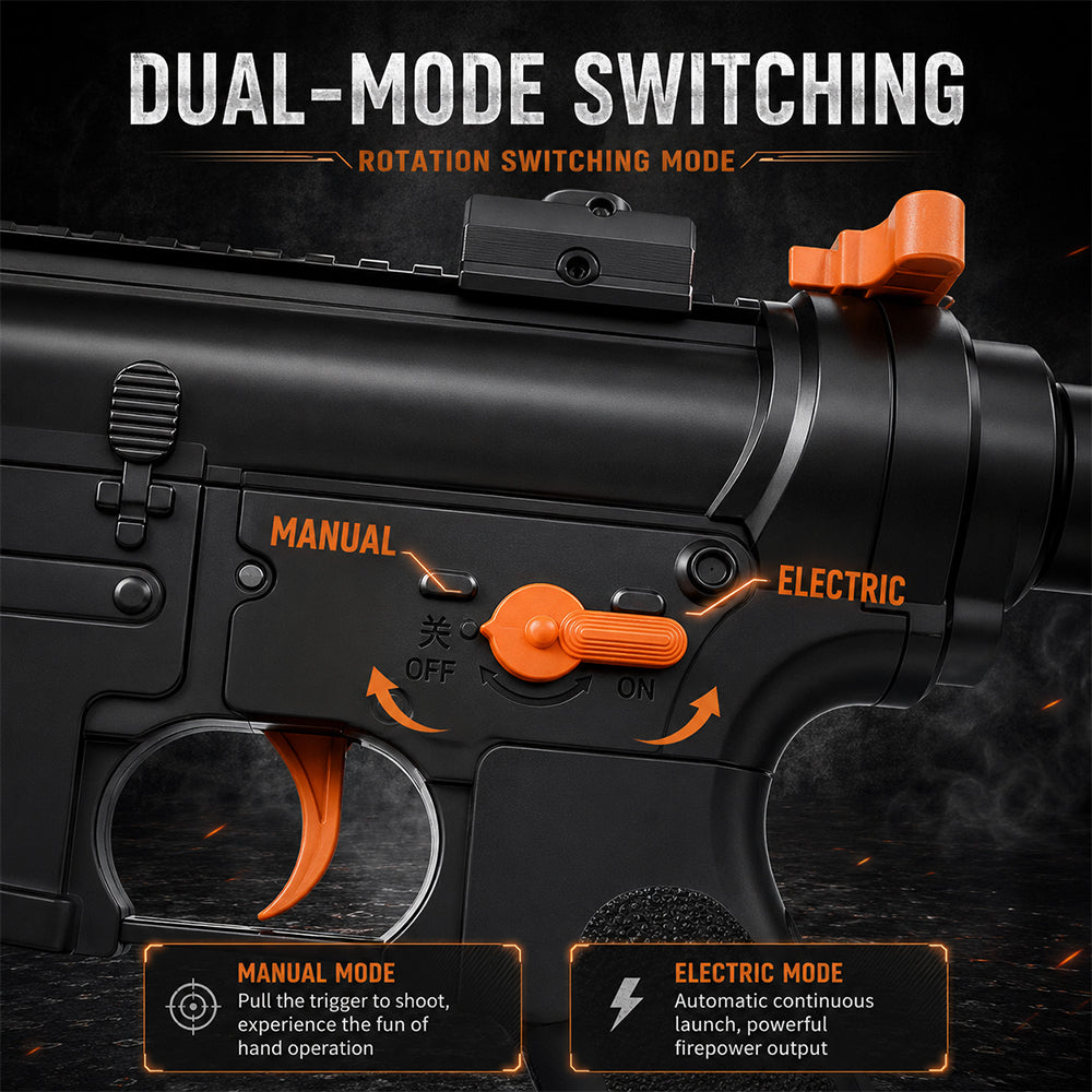 Gelblaster inkl. gelékugler - langdistance med kikkertsigte model HK416