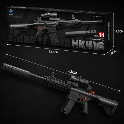 Gelblaster inkl. gelékugler - langdistance med kikkertsigte model HK416