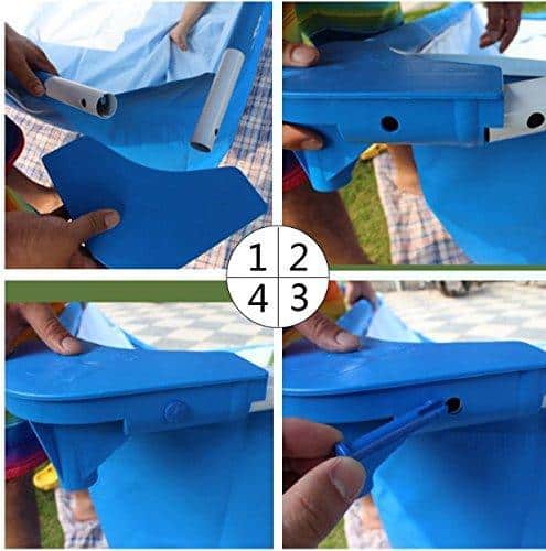 Bestway Pool 5700L m/pumpe & metal ramme 400 x 211 x 81cm.