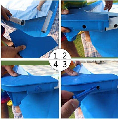 Bestway Pool 5700L m/pumpe & metal ramme 400 x 211 x 81cm.