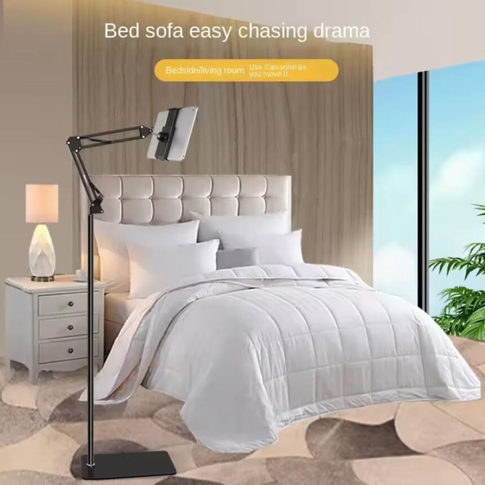 Gulvstander til tablet og smartphone - Justerbar og stabil løsning