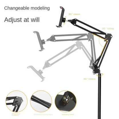 Gulvstander til tablet og smartphone - Justerbar og stabil løsning