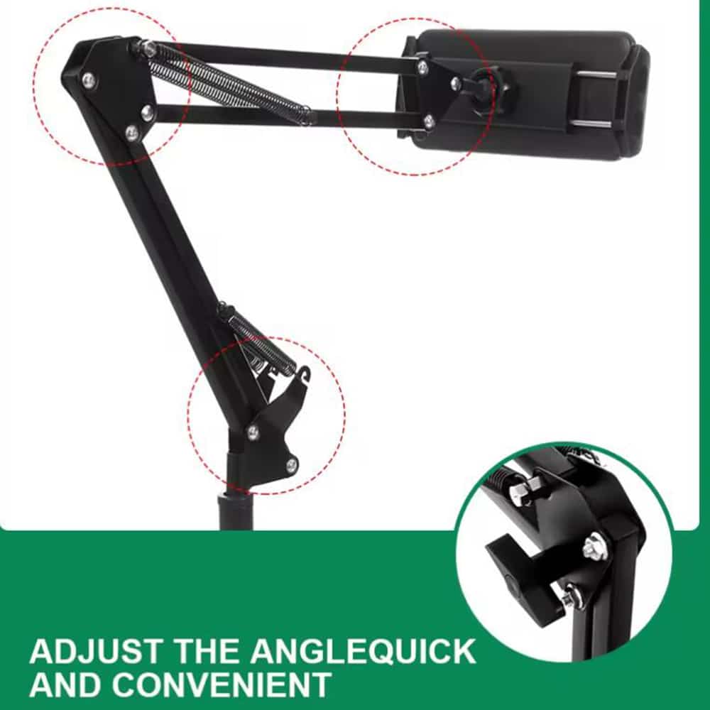 Gulvstander til tablet og smartphone - Justerbar og stabil løsning