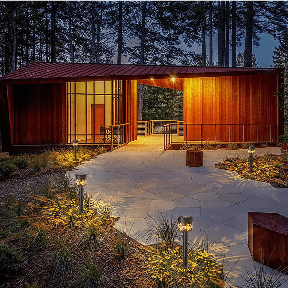 LED Solcelle Lamper udendørs på spyd - 2 stk.