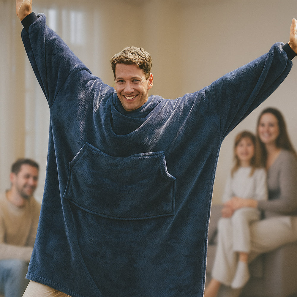 Oversized Hoodie Tæppe – den ultimative hygge og komfort!