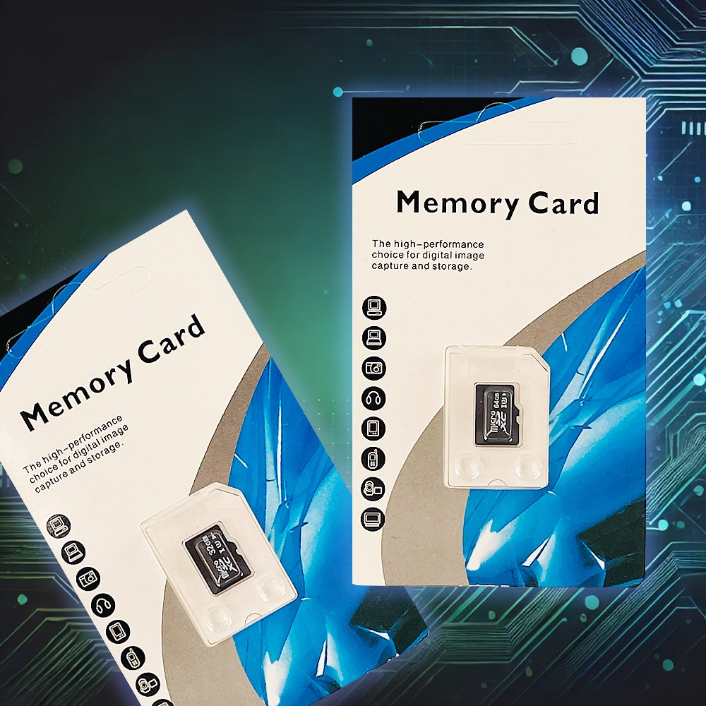 MicroSDHC Hukommelseskort 8GB, 16GB, 32GB og 64GB