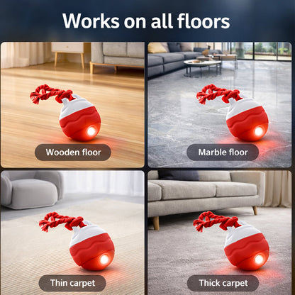 Smart Aktivitetsbold til Hunde – Automatisk & Interaktiv