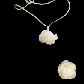 LED-lyskæde m/Blomster Hvid 20 stk. - Multifarvet m/blink (3,5 meter)