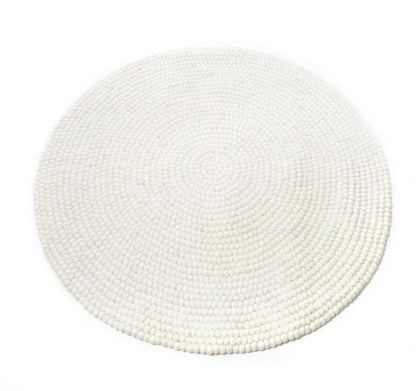 Kugletæppe i 100% ren Nepal uld (Fås i flere forskellige farver og størrelser)