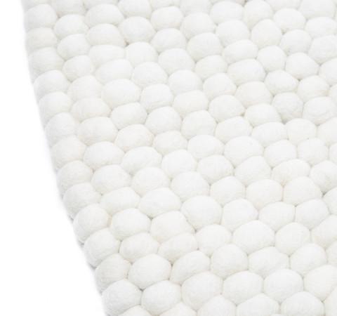 Kugletæppe i 100% ren Nepal uld (Fås i flere forskellige farver og størrelser)