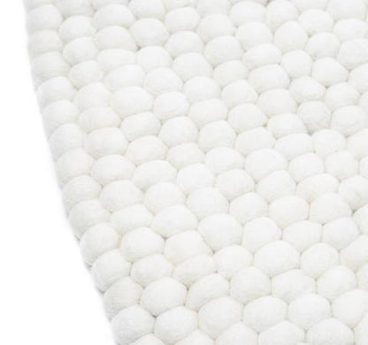 Kugletæppe i 100% ren Nepal uld (Fås i flere forskellige farver og størrelser)