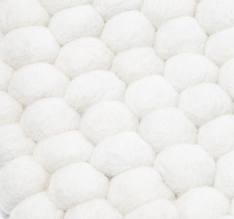 Kugletæppe i 100% ren Nepal uld (Fås i flere forskellige farver og størrelser)