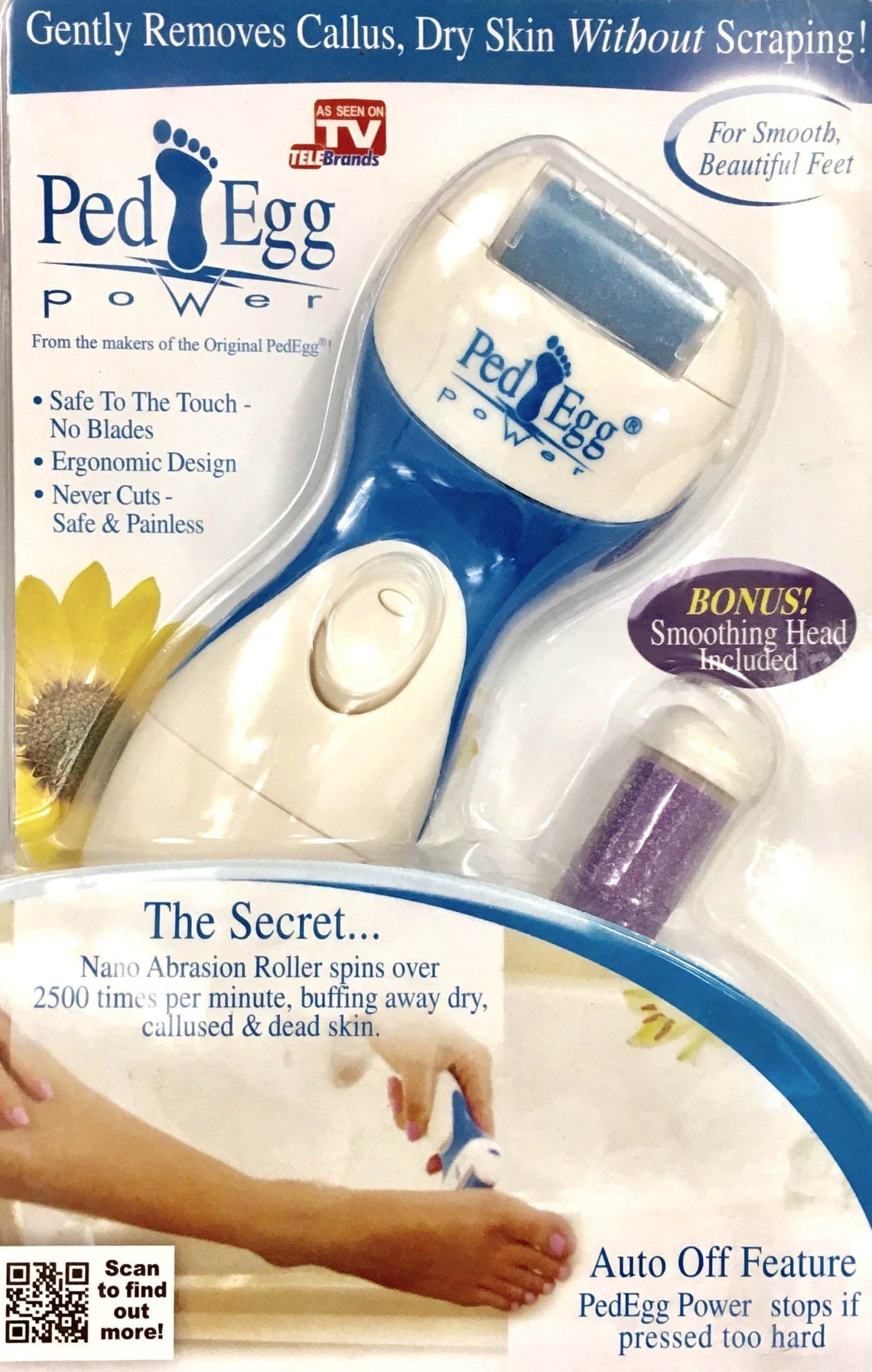 Ped Egg - fodfil m. smoothing head inkluderet