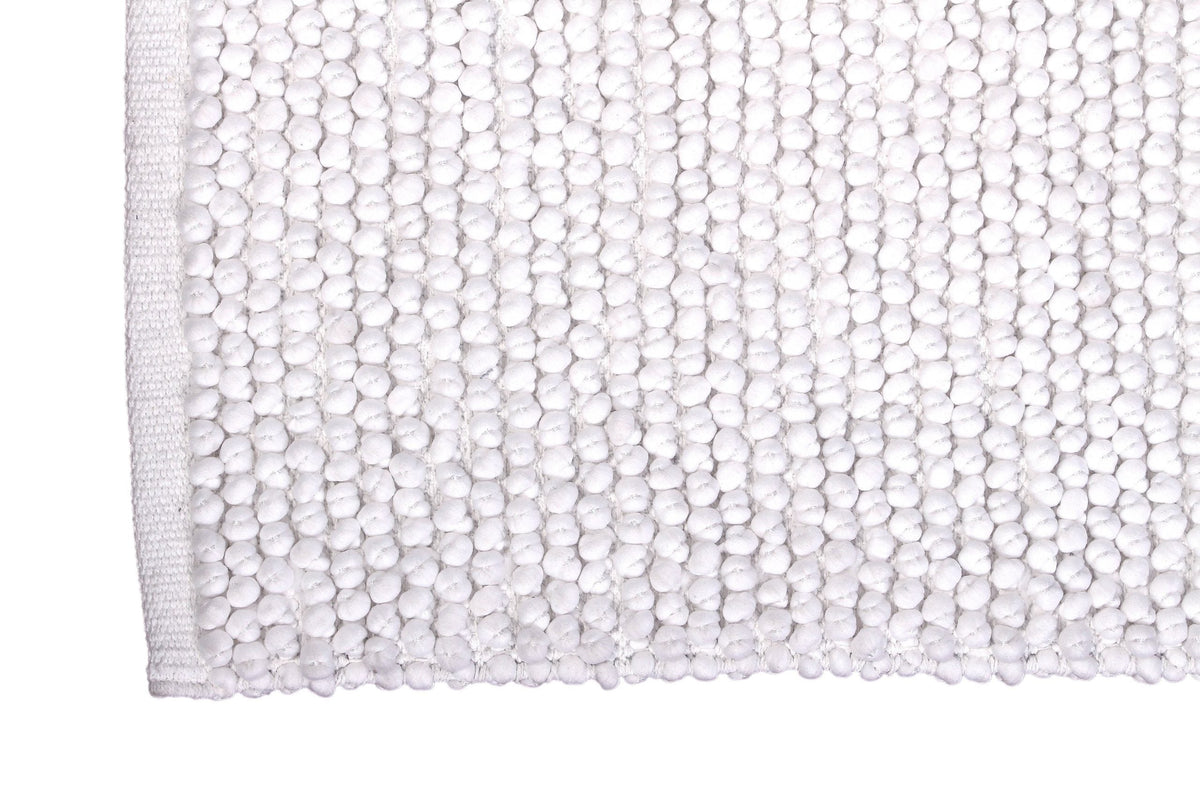 Tæppe - Popcorn - 60x90 cm. bomuldmix (Fås i 3 forskellige farver)