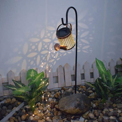Solcelle vandkande LED-lampe til haven