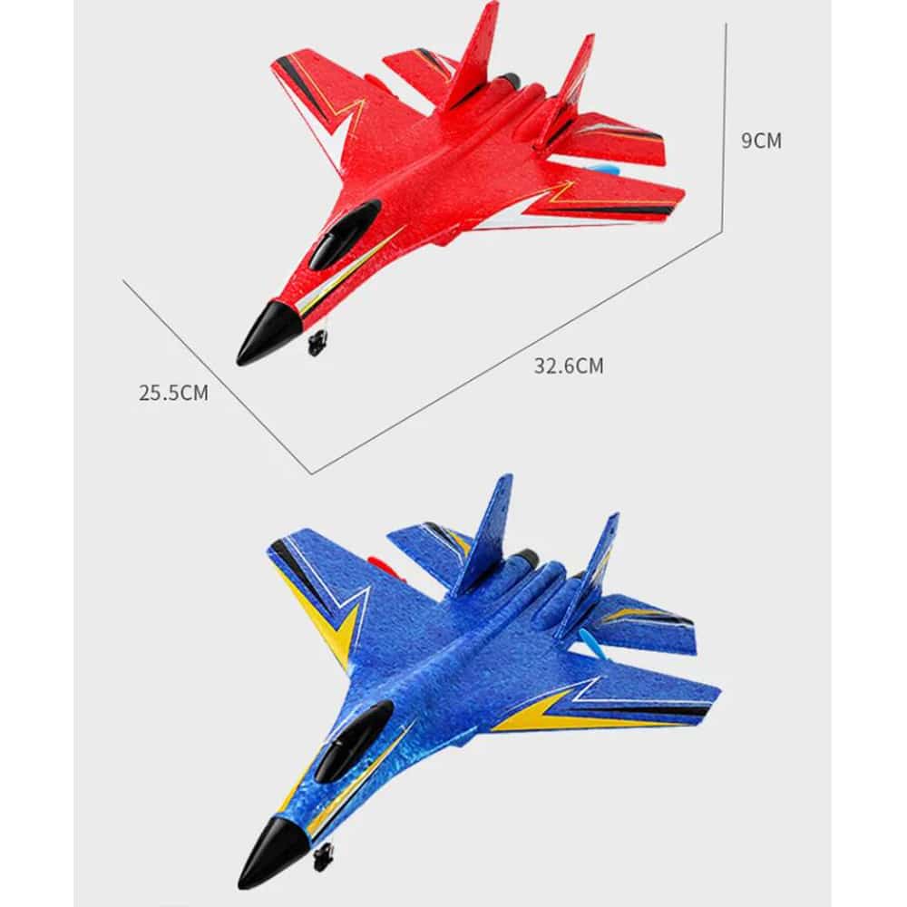 Fjernstyret Drone/Fly med Gyroskop - Model HW33 - Blå eller Rød -