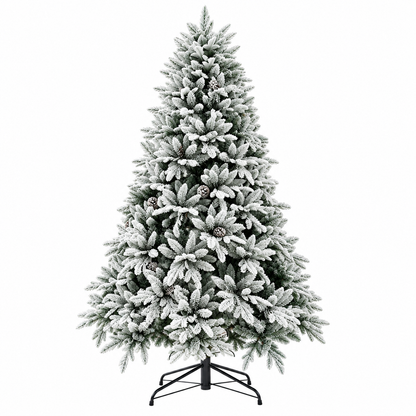 Nordic Snow Juletræ – Sneklædt med Kogler – 150, 180 & 210 cm