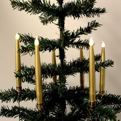 Juletræslys LED 20 stk. Trådløse inkl. Fjernbetjening &amp; Klemmer - passer til de fleste Georg Jensen lysholdere m.m.