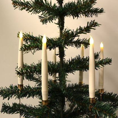 Juletræslys LED 20 stk. Trådløse inkl. Fjernbetjening &amp; Klemmer - passer til de fleste Georg Jensen lysholdere m.m.
