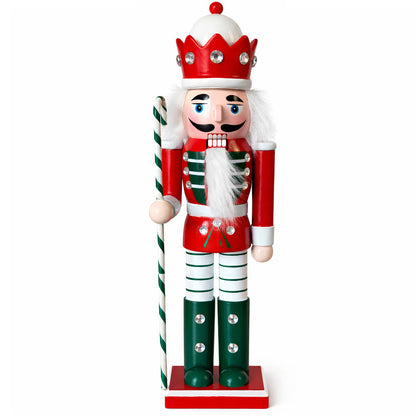 Nøddeknækker figurer i Træ  - 31 cm - 4 forskellige figurer -