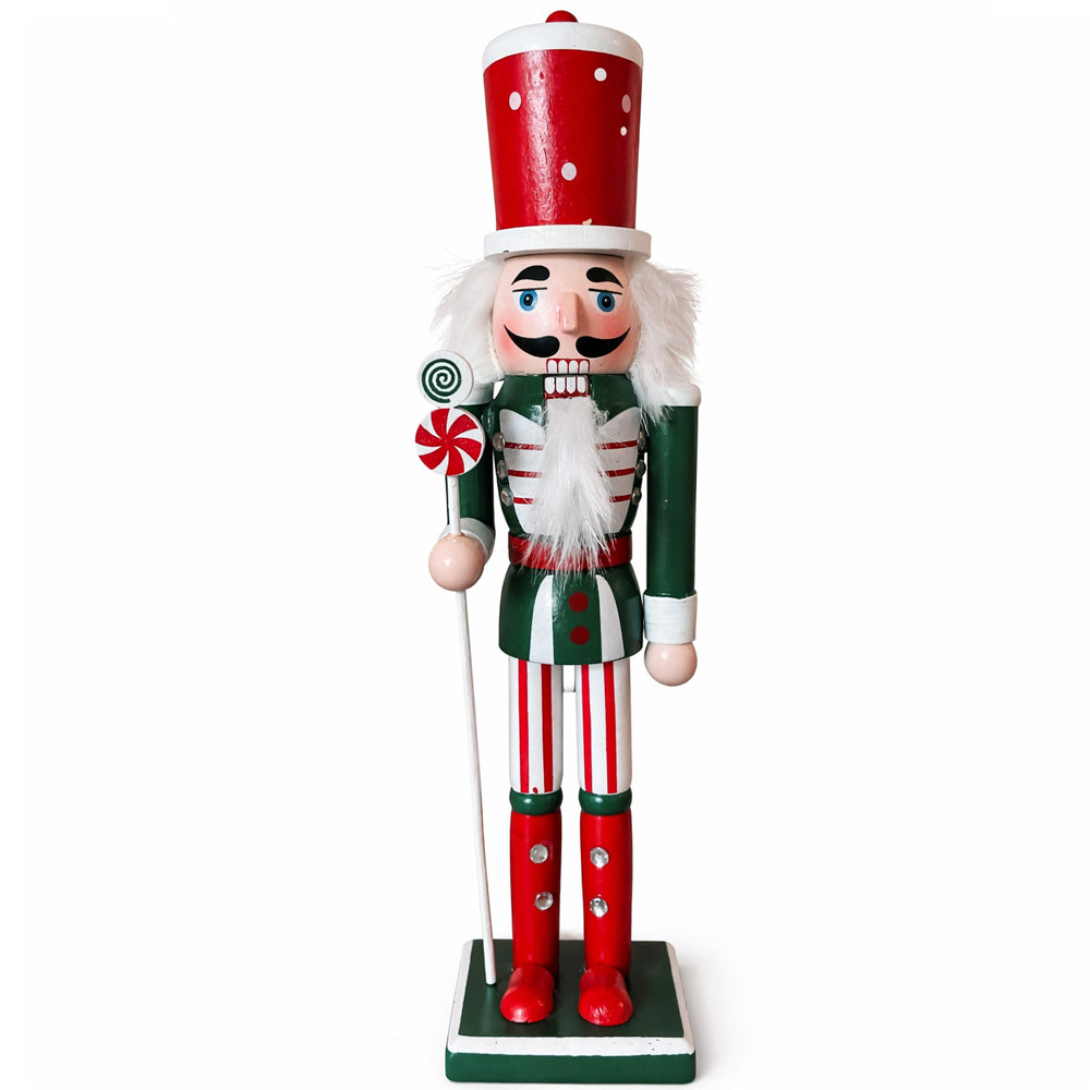 Nøddeknækker figurer i Træ  - 31 cm - 4 forskellige figurer -