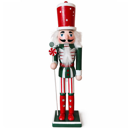 Nøddeknækker figurer i Træ  - 31 cm - 4 forskellige figurer -