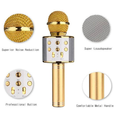 Karaoke Mikrofon m/Bluetooth & Højttaler