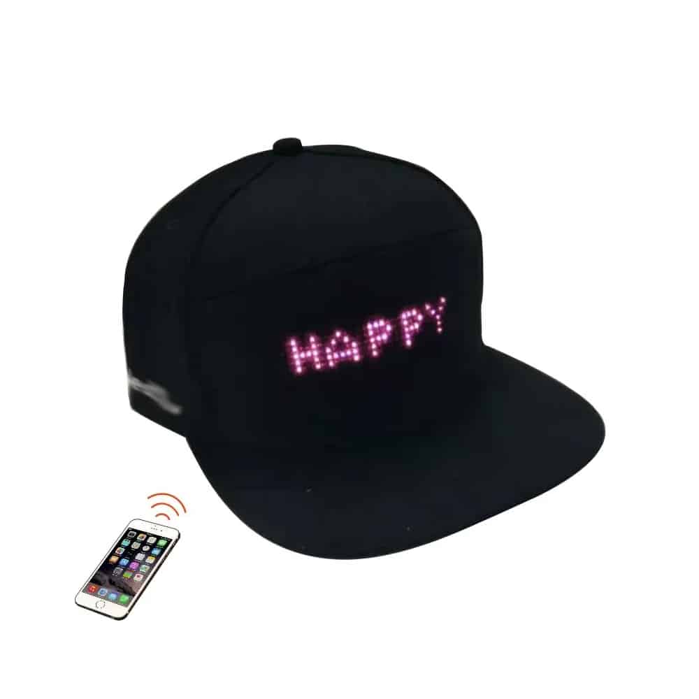 Kasket med LED-display - Bluetooth -