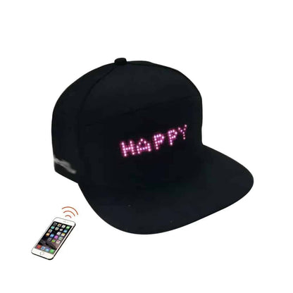 Kasket med LED-display - Bluetooth -