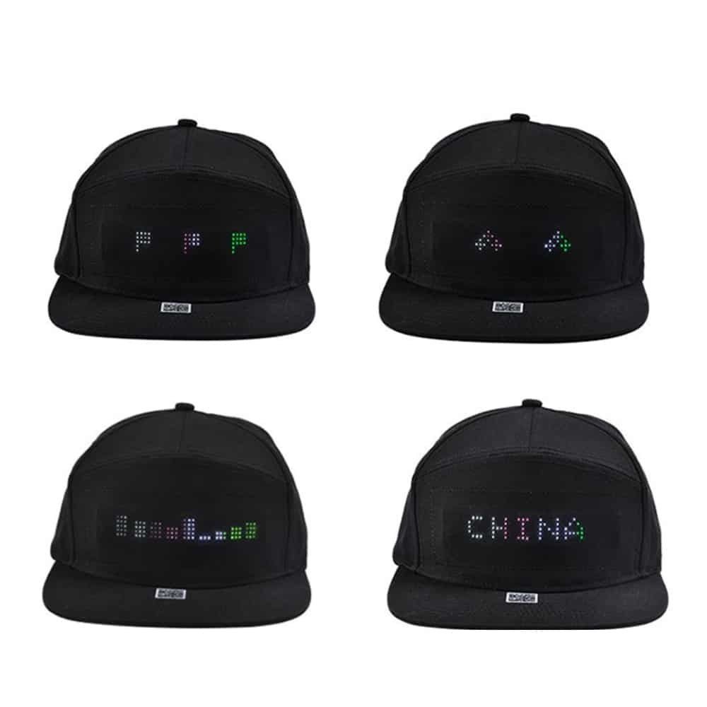 Kasket med LED-display - Bluetooth -