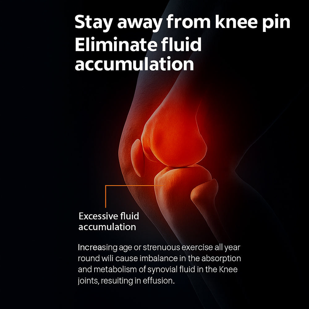 Knæ Massager + infrarød lindring -Digital Skærm-