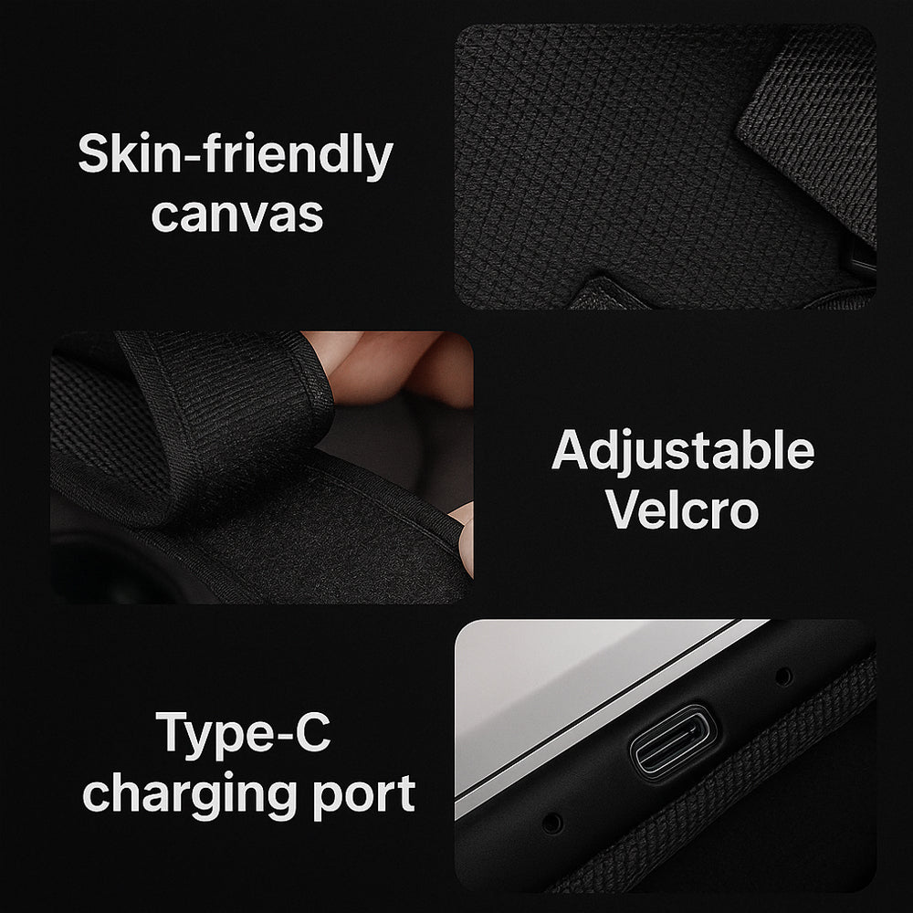 Knæ Massager + infrarød lindring -Digital Skærm-