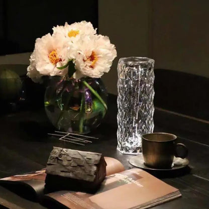 Krystal Bordlampe m/Touch funktion