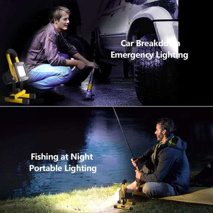 LED 50W Udendørs projektør/arbejdslampe (batteridrevet/strøm)