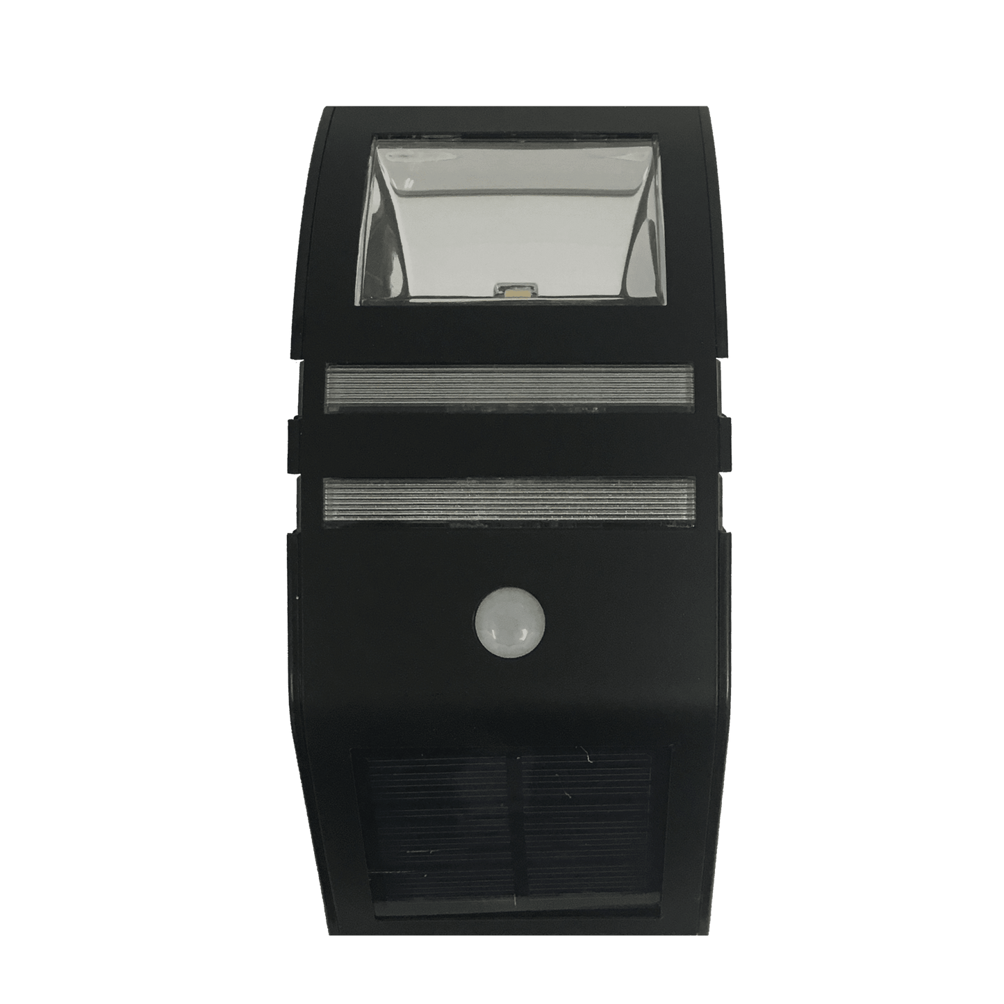 LED-solcelle væglampe m/sensor (sort eller sølv)