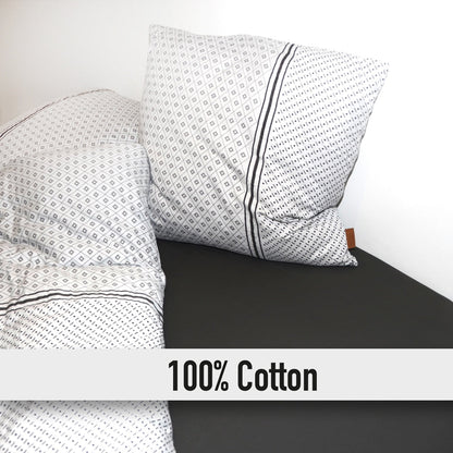 Luksuriøse Kuvertlagner i 100% Bomuld - 90 x 200 / 180 x 200 cm