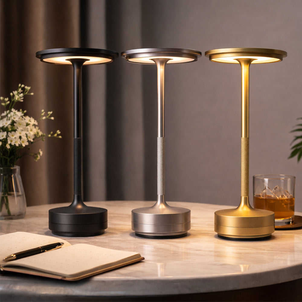 Bordlampe LED m/touch & genopladelig funktion