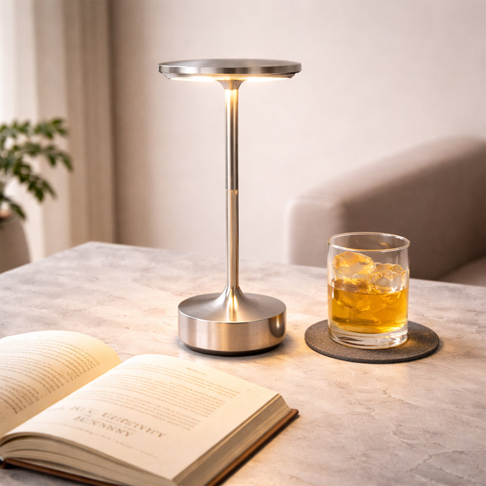 Bordlampe LED m/touch & genopladelig funktion