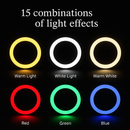 Ring Light RGB – 15 lyskombinationer - MJ30