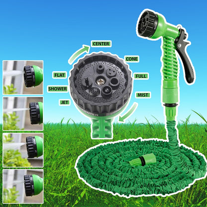 Magic Hose flex haveslange / vandslange - grøn eller blå - flere længder -