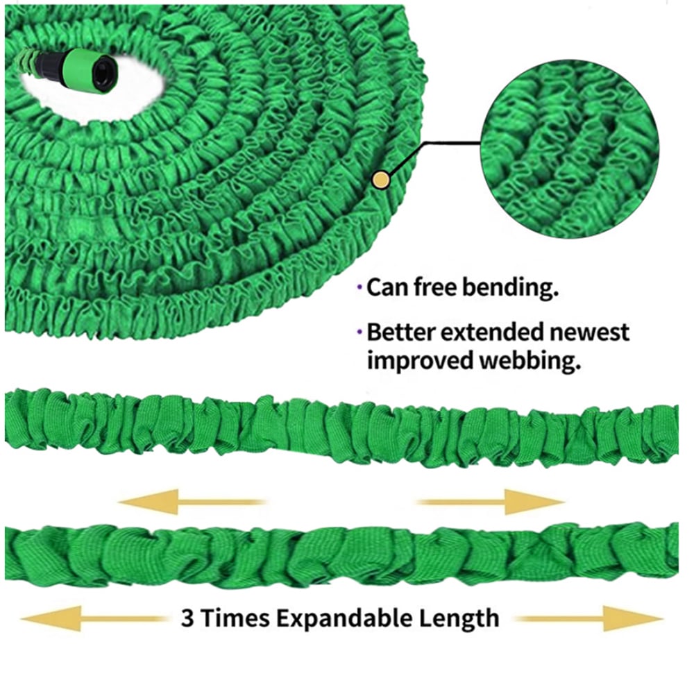 Magic Hose flex haveslange / vandslange - grøn eller blå - flere længder -