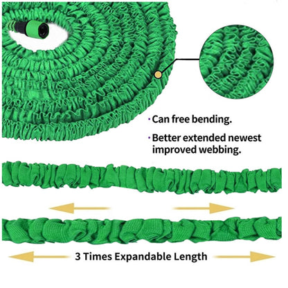 Magic Hose flex haveslange / vandslange - grøn eller blå - flere længder -