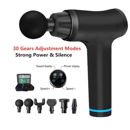 Massagepistol Pro+ til ømme muskler - m/30 hastighedsniveauer