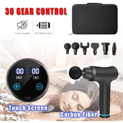 Massagepistol Pro+ til ømme muskler - m/30 hastighedsniveauer