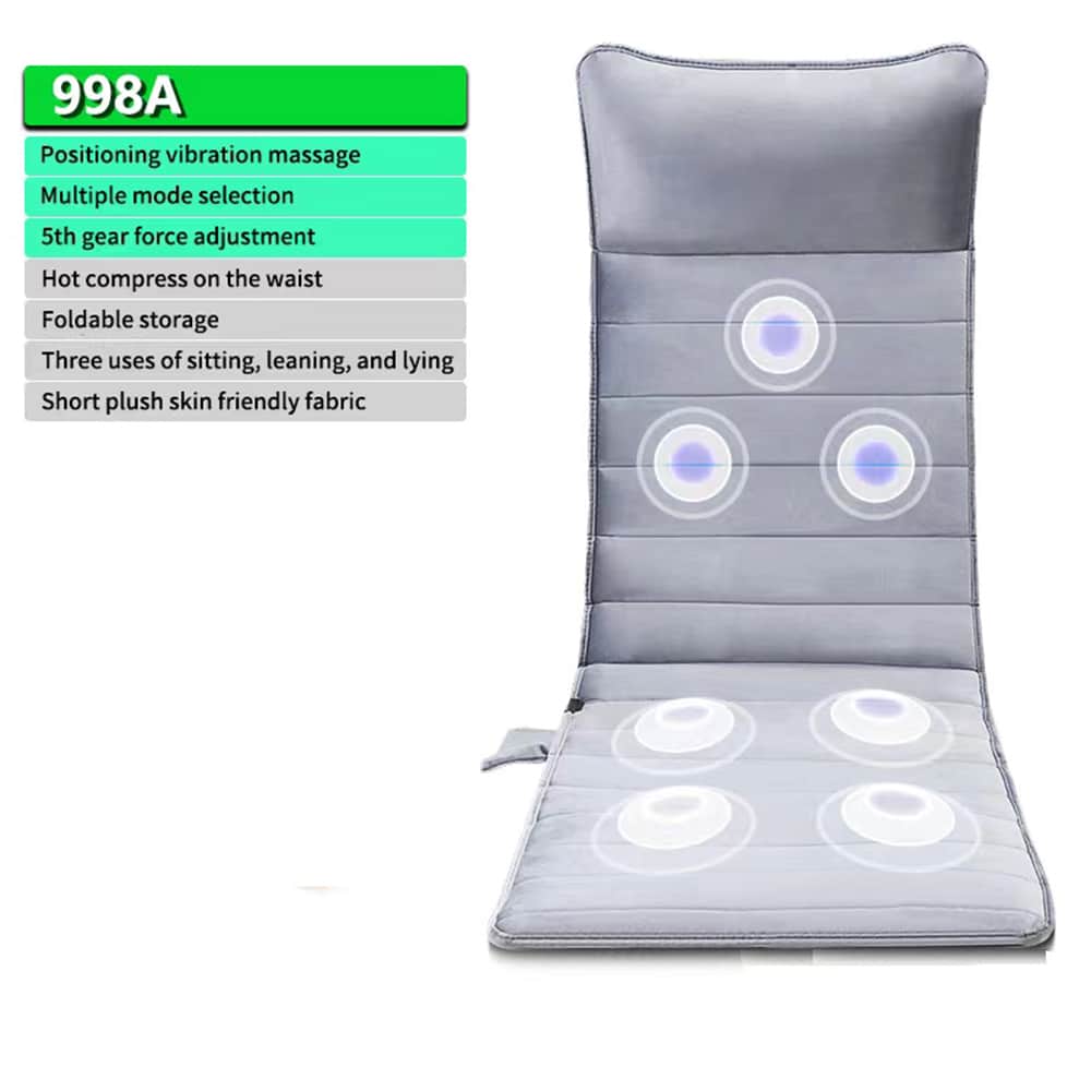 Massagemåtte med 7 massagehoveder